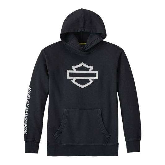 HOODIE-KNIT,BLACK