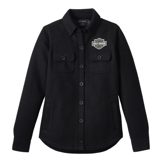 ONWARDS SHIRT JACKET - BLACK