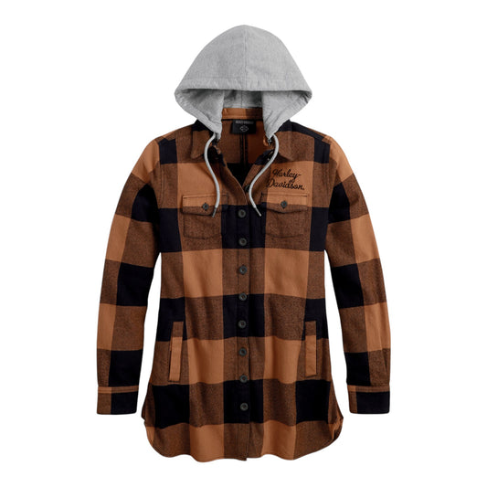 THRILL SEEKER TUNIC WITH REMOVABLE HOOD - TAN