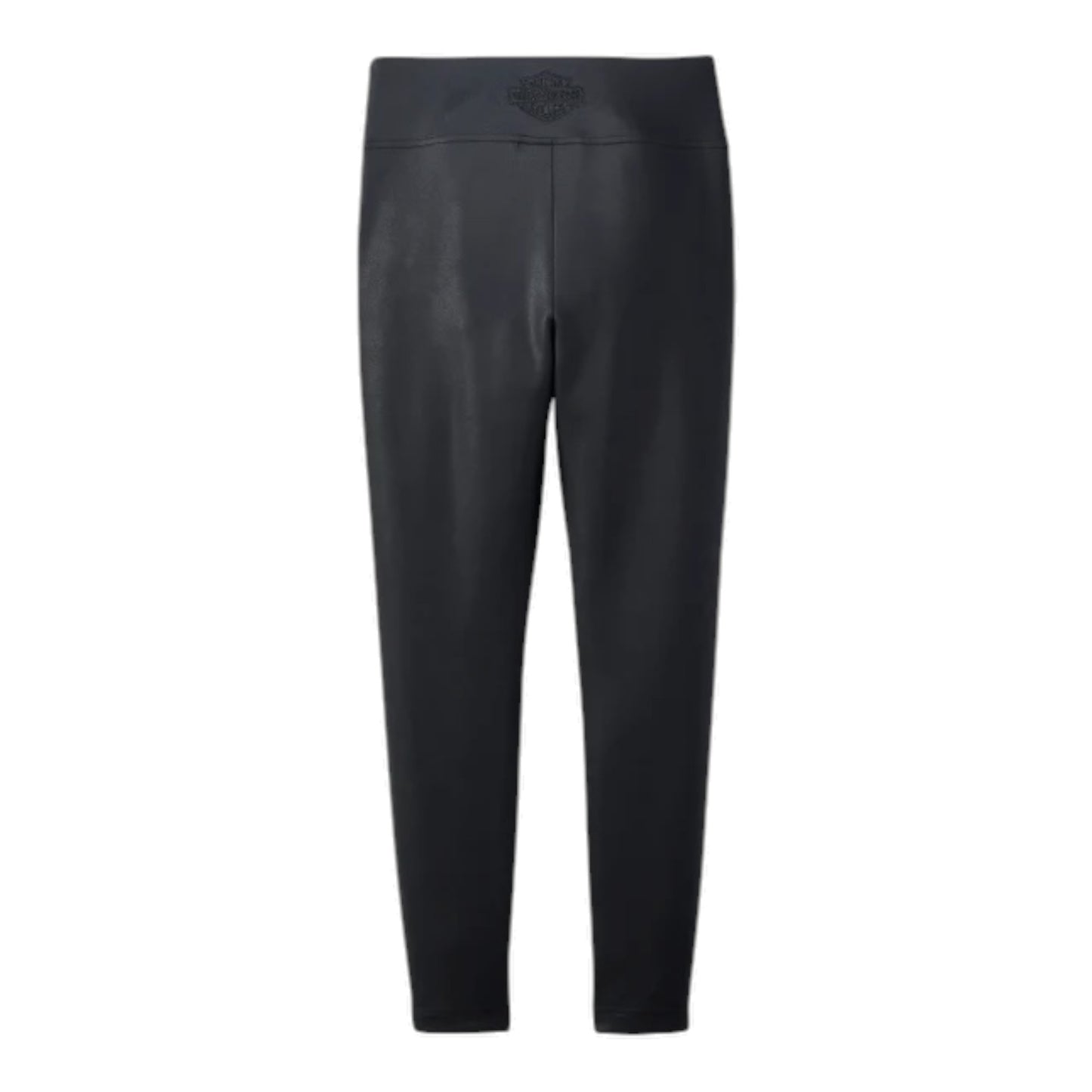 LEGGINS-FAUX LEATHER,BLACK