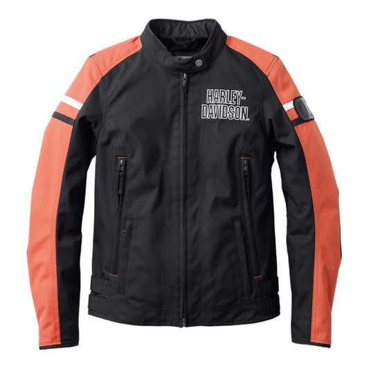 JACKET- HAZARD,WATERPROOF, MIXED MEDIA,COLORBLOCK