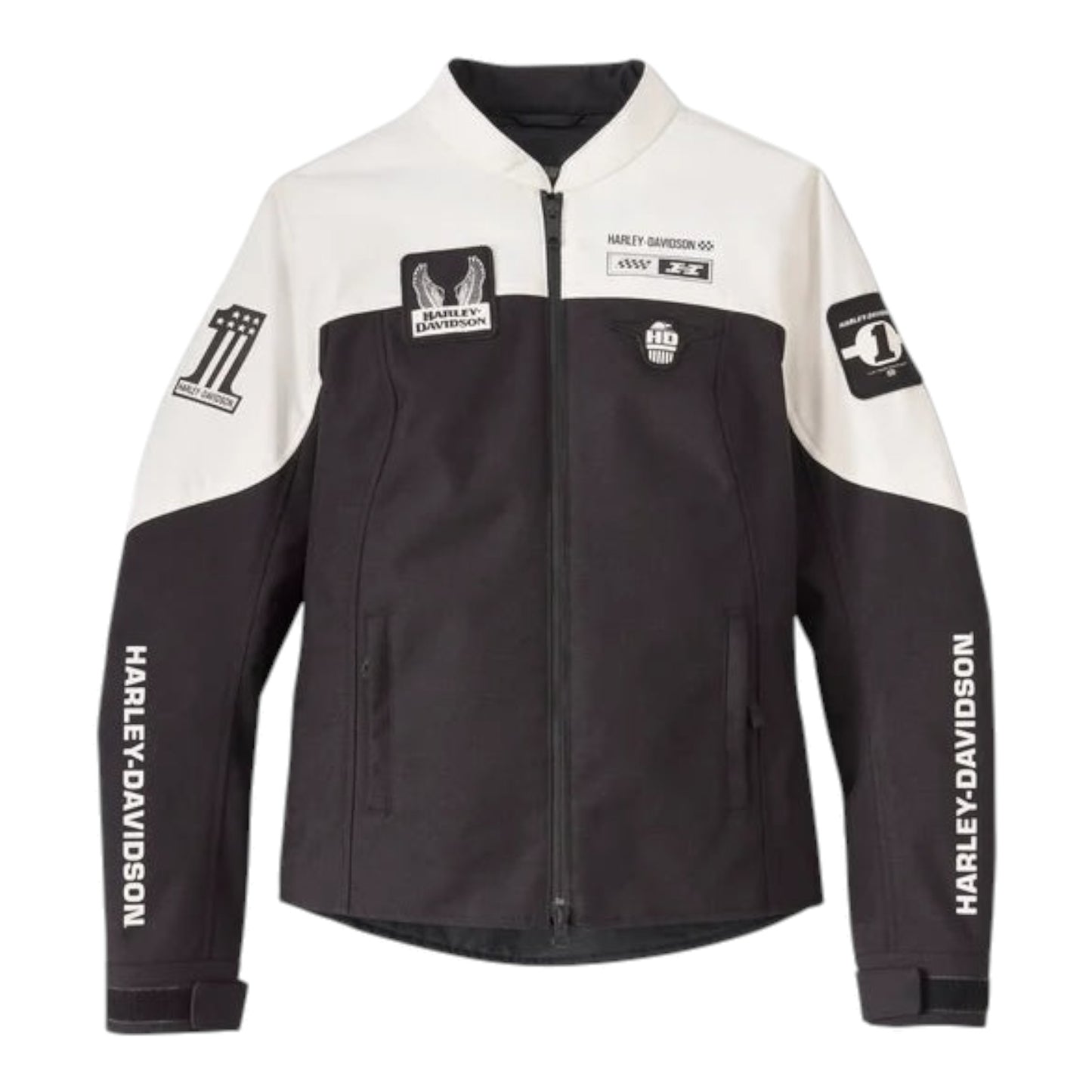 JACKET-BRISA,TEXTILE,BLACK/OFF WHITE
