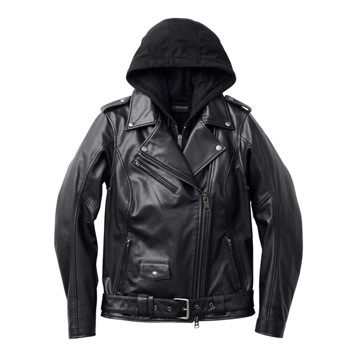 JACKET-POTOMAC,LEATHER,3IN1, BLACK