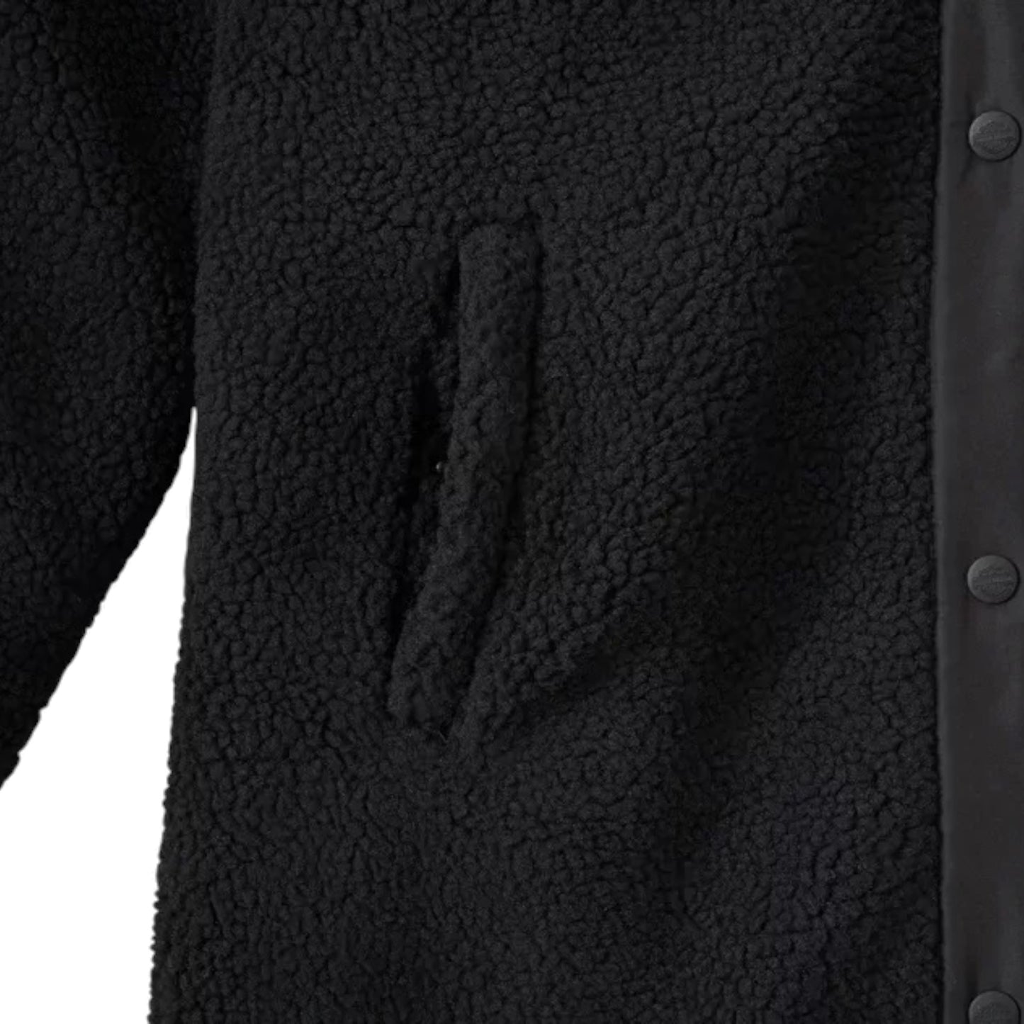 JACKET-WOVEN/KNIT,REVERSIBLE,GREEN/BLACK