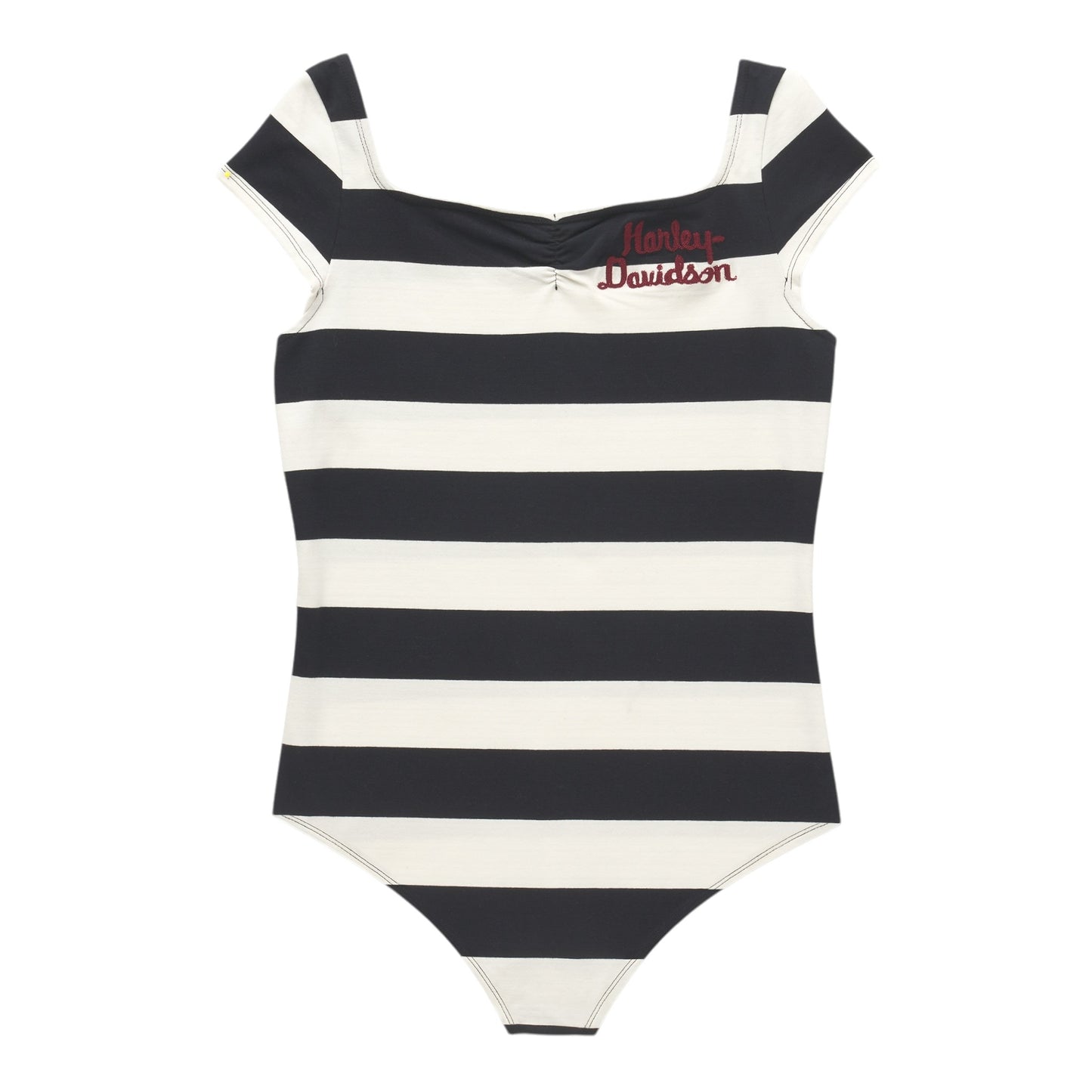 BODYSUIT-KNIT,STRIPE BLACK/WHITE