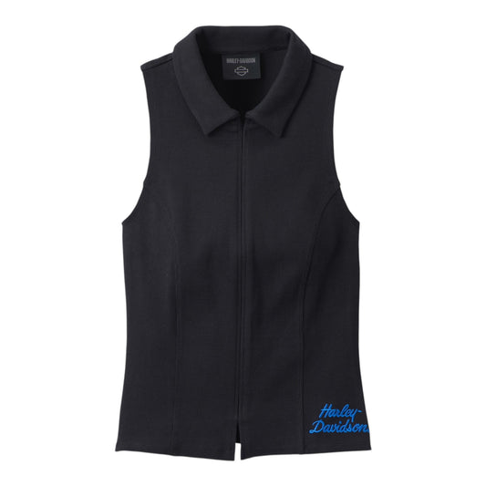 TROPHY BAR & SHIELD SLEEVELESS TOP