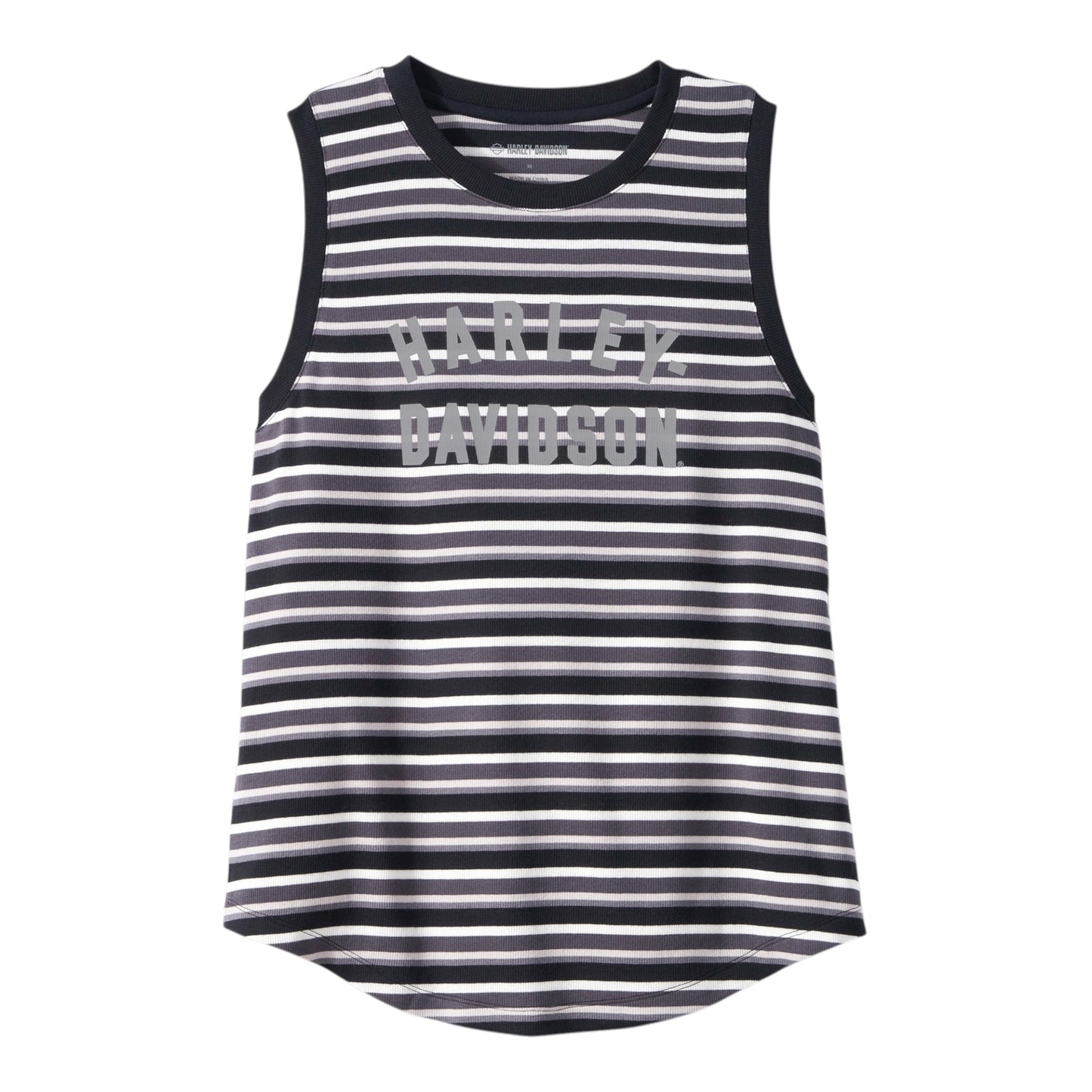 DIVISION STRIPED TANK - BLACK