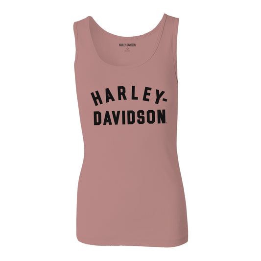 ULTRA CLASSIC RACER FRONT KNIT TANK,PINK
