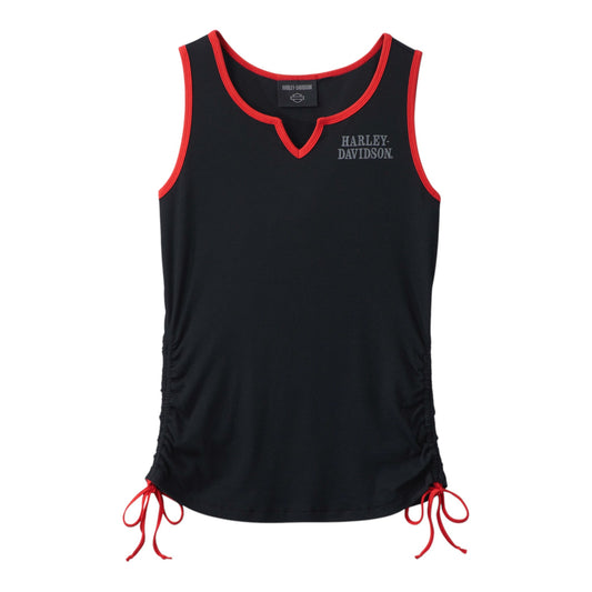 ILLUMINATE B&S TANK,BLACK/RED