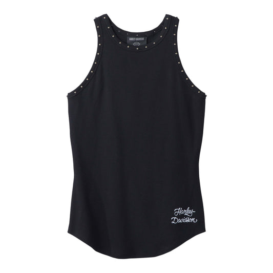 SEDONA STUD TANK - BLACK