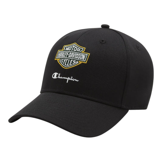 CHAMPION X HARLEY-DAVIDSON ADJUSTABLE BASEBALL HAT -GREEN/YELLOW
