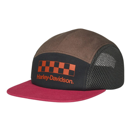MEN'S CHECKERBOARD 5-PANEL HAT