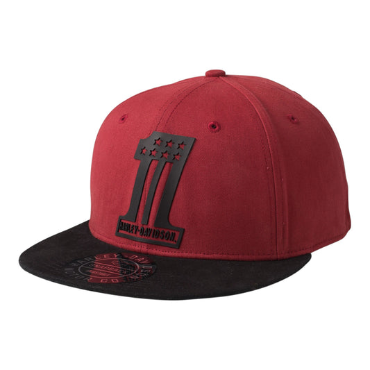 #1 LOGO ADJUSTABLE CAP - RED
