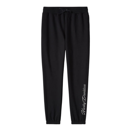 ESSENTIAL BLING FLEECE JOGGERS - BLACK