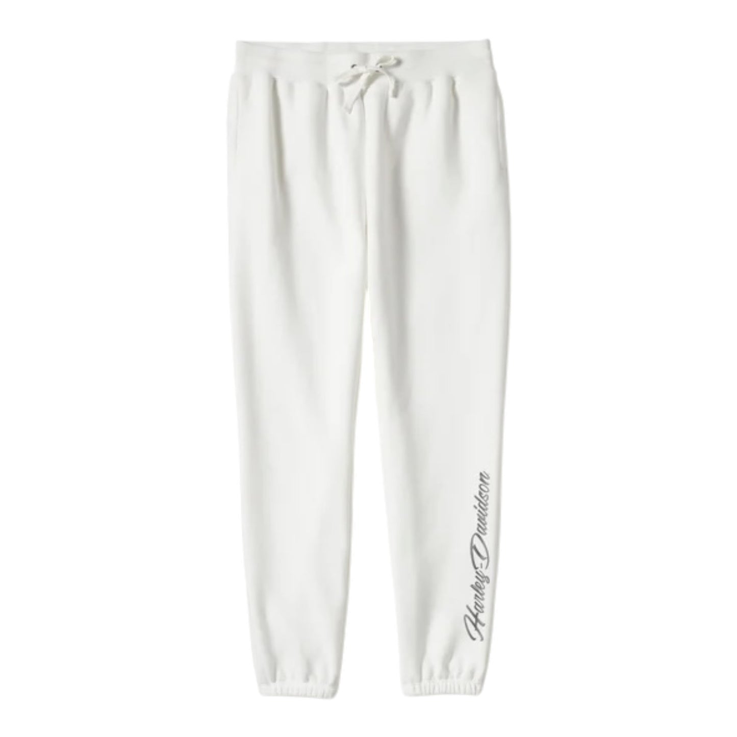 ESSENTIAL BLING FLEECE JOGGERS - WHITE