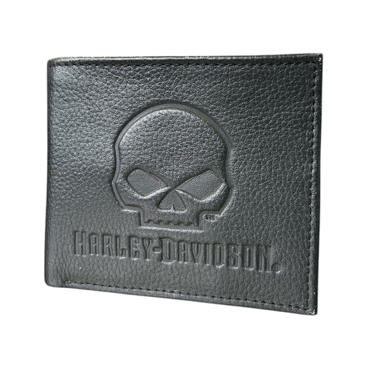 SKULL EMBOSSED BILLFOLD