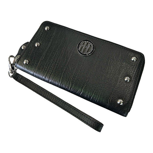 H-D CRYSTAL 7'' ZIP AROUND WALLET