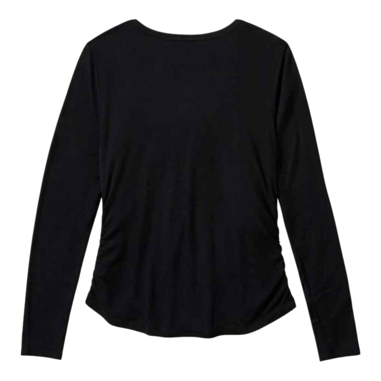 WOMEN'S WILLIE G SKULL LONG SLEEVE RAGLAN TOP - BLACK