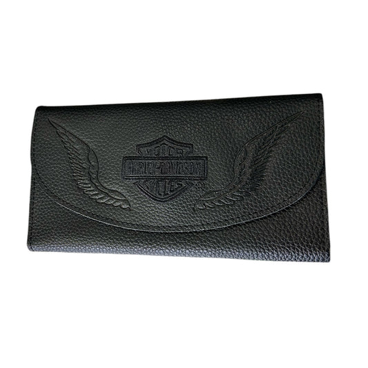 7'' WALLET W/BLK ON BLK