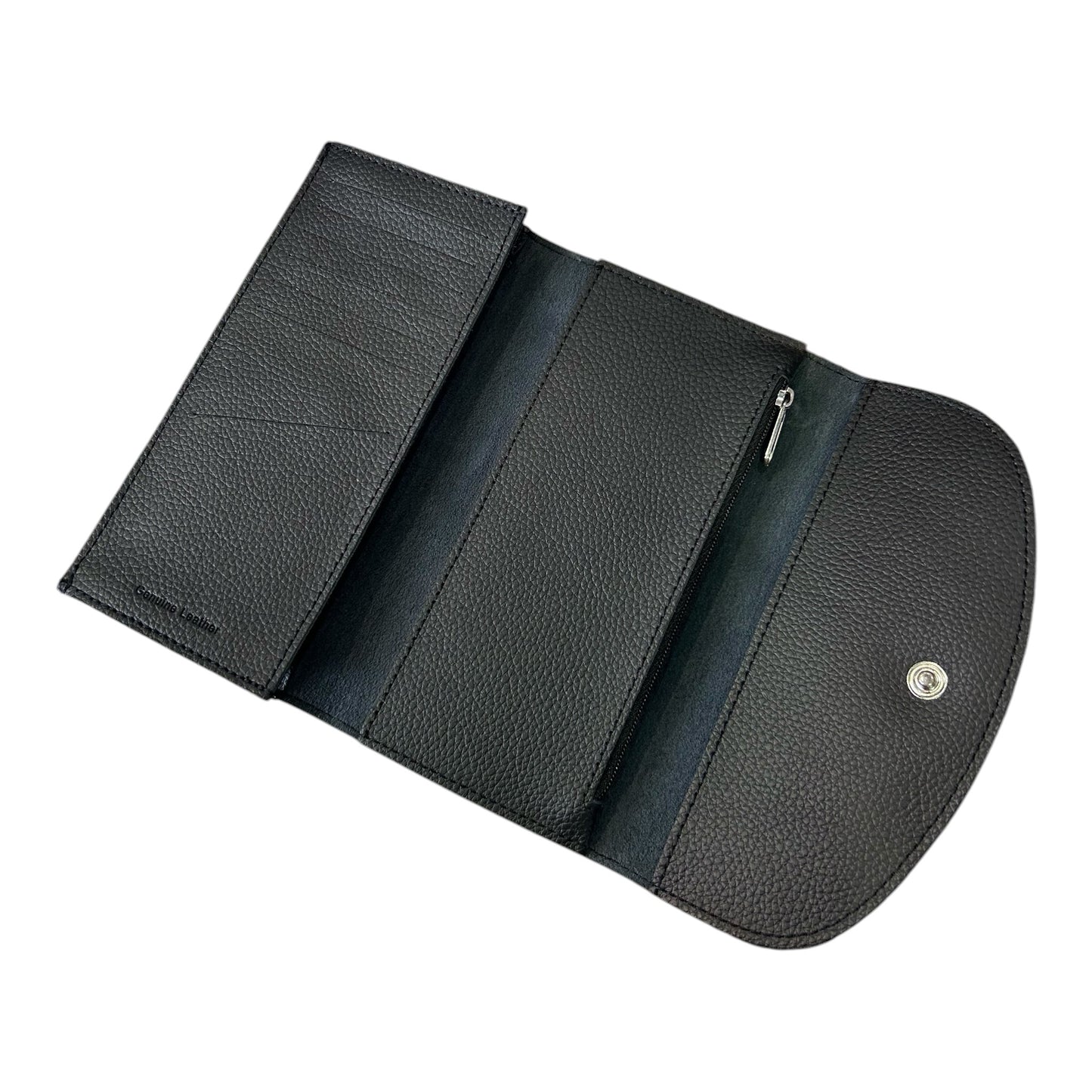 7'' WALLET W/BLK ON BLK