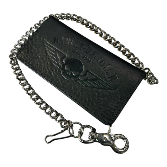 BLACK BISON SKULL BIKER BIFOLD TALL