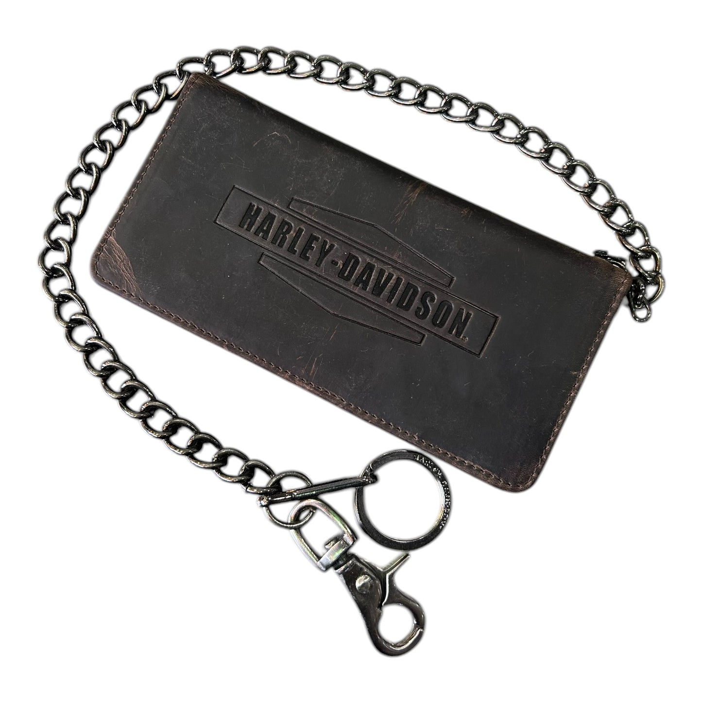 CRAZY HORSE BIKER BIFOLD TALL BROWN