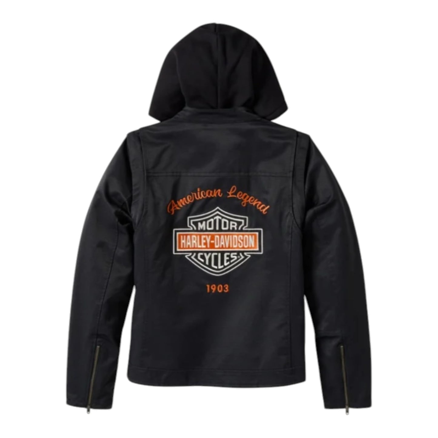 MISS ENTHUSIAST 3-IN-1 TEXTILE JACKET - BLACK