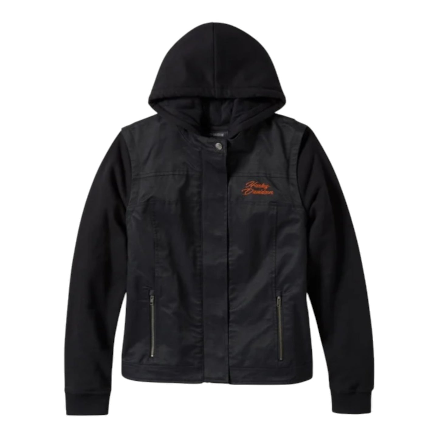 MISS ENTHUSIAST 3-IN-1 TEXTILE JACKET - BLACK