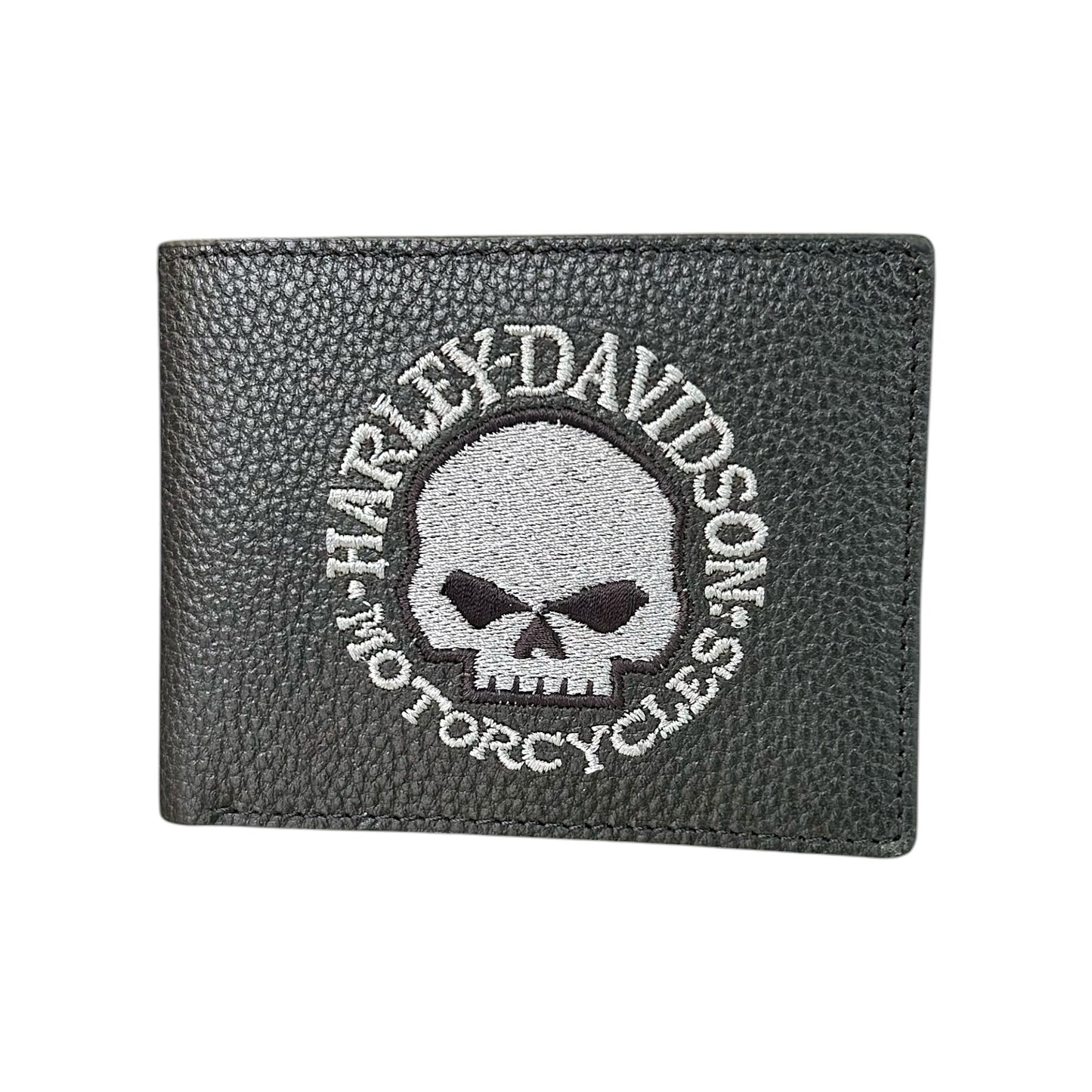 BILLFOLD WILLIE G SKULL EMBROIDERY