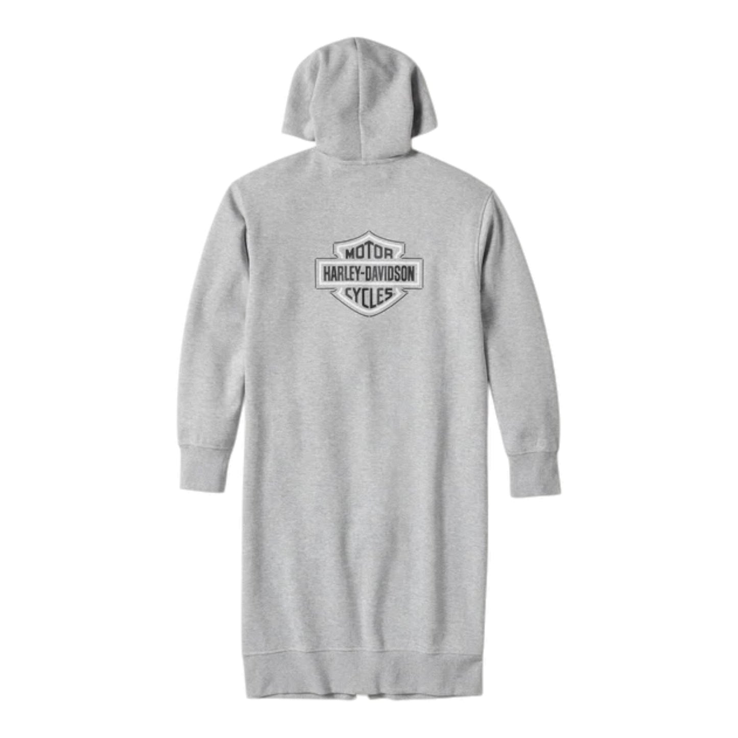 ESSENTIAL FLEECE FULL ZIP DUSTER - LIGHT GREY HEATHER
