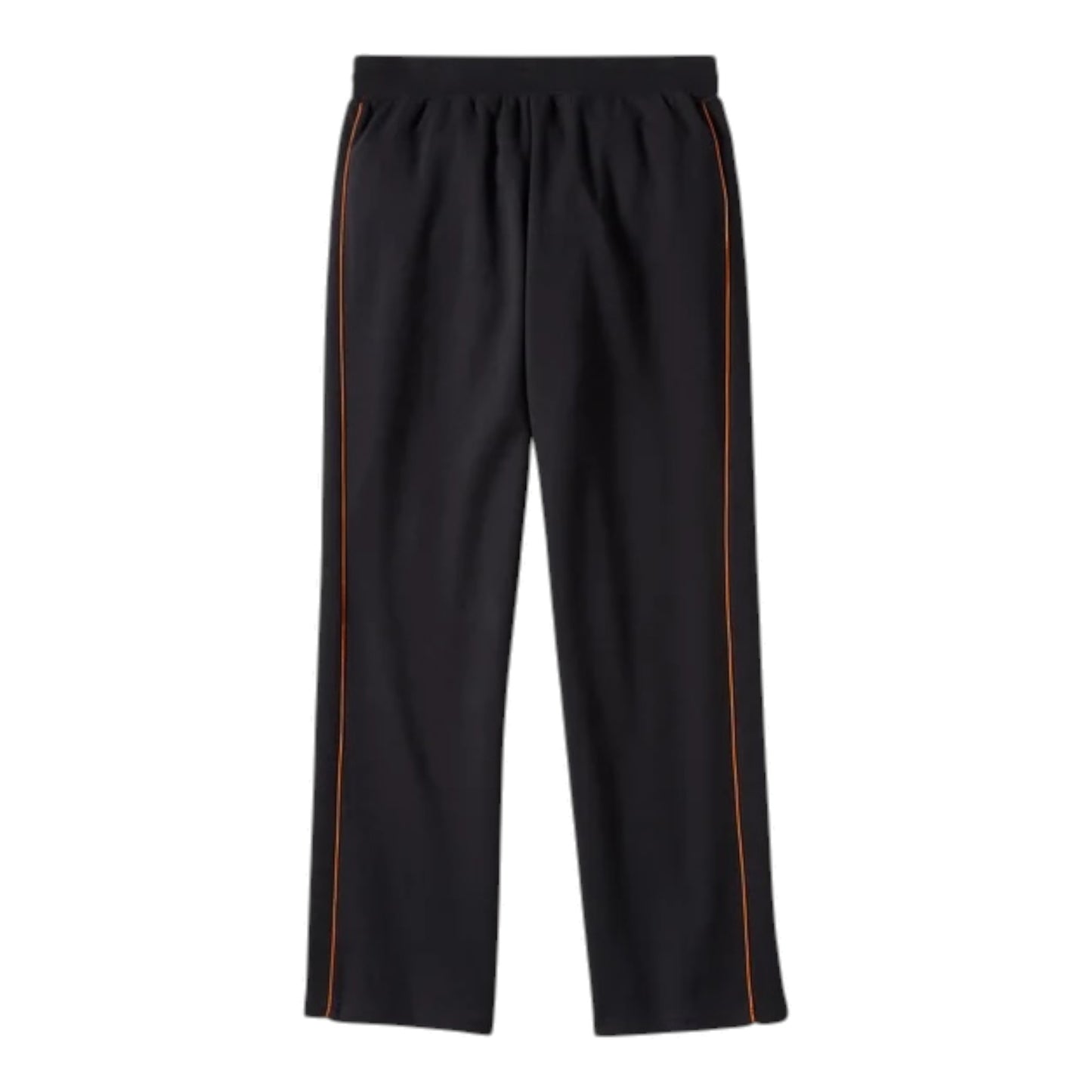 ESSENTIAL FLEECE WIDE LEG PANT - BLACK