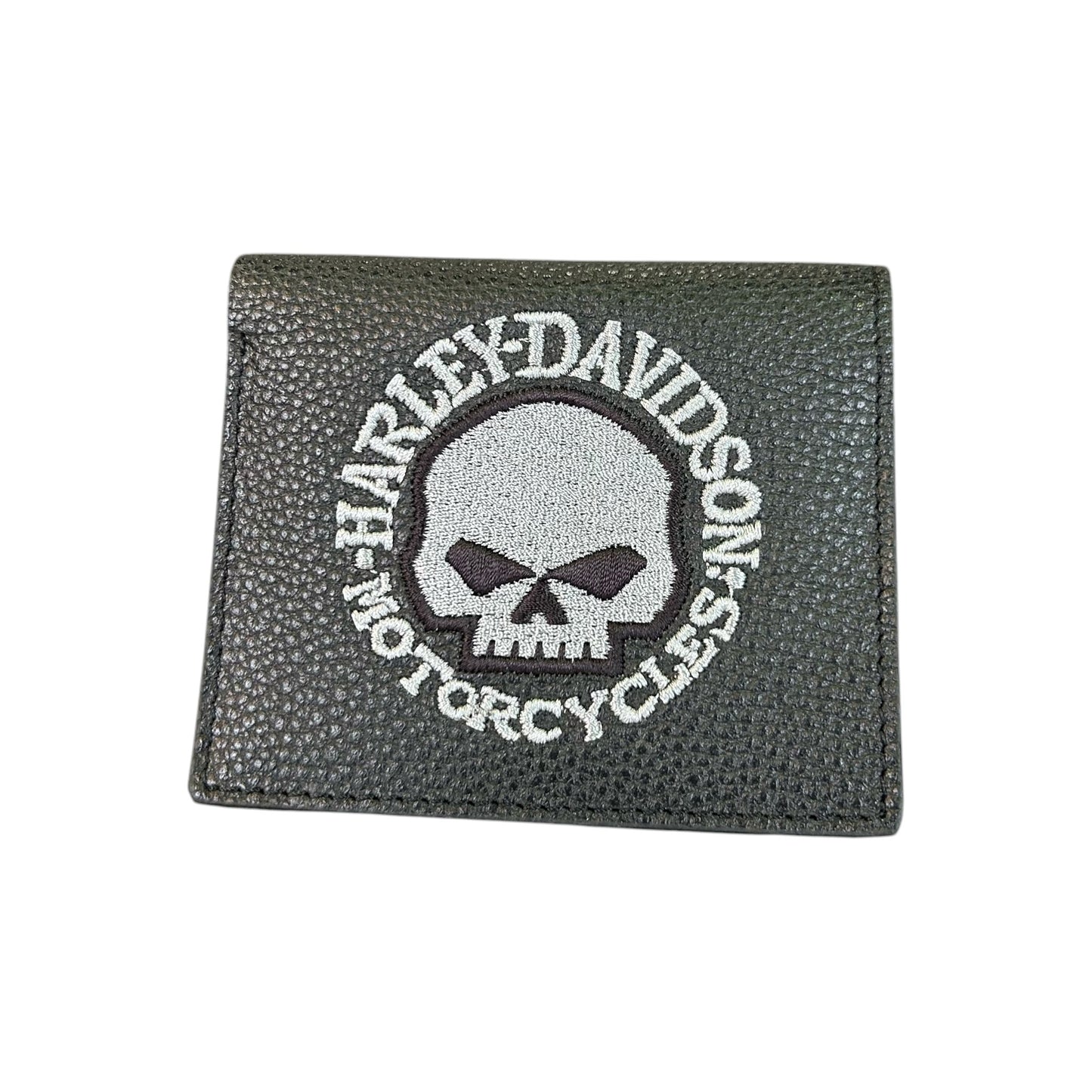 TRIFOLD W/SKULL EMBROIDERY