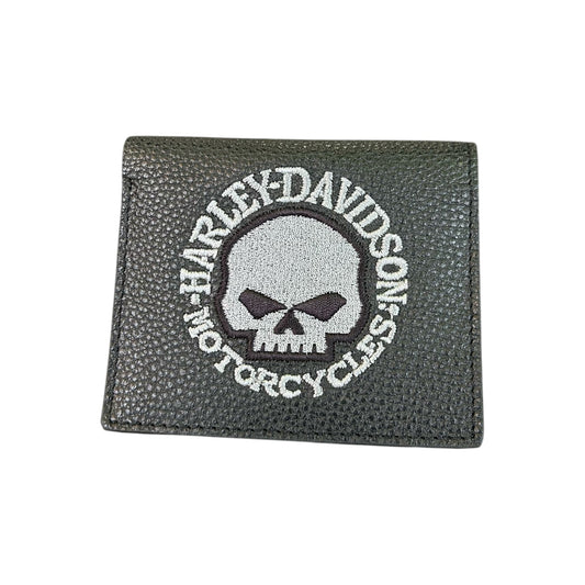 TRIFOLD W/SKULL EMBROIDERY