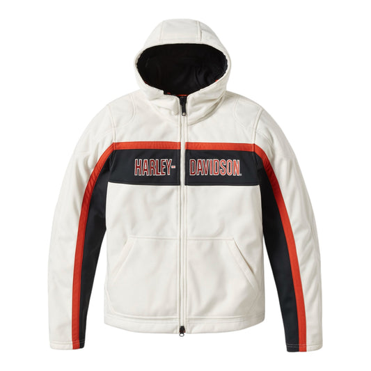 H-D TRENTON DEFLECTOR 2.0 HOODED RIDING FLEECE - COLORBLOCK