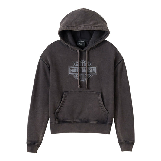 OVERSIZED B&S HOODIE - WASHED BLACK