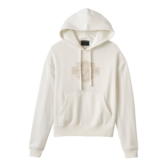 OVERSIZED WASHED B&S HOODIE - OFF WHITE