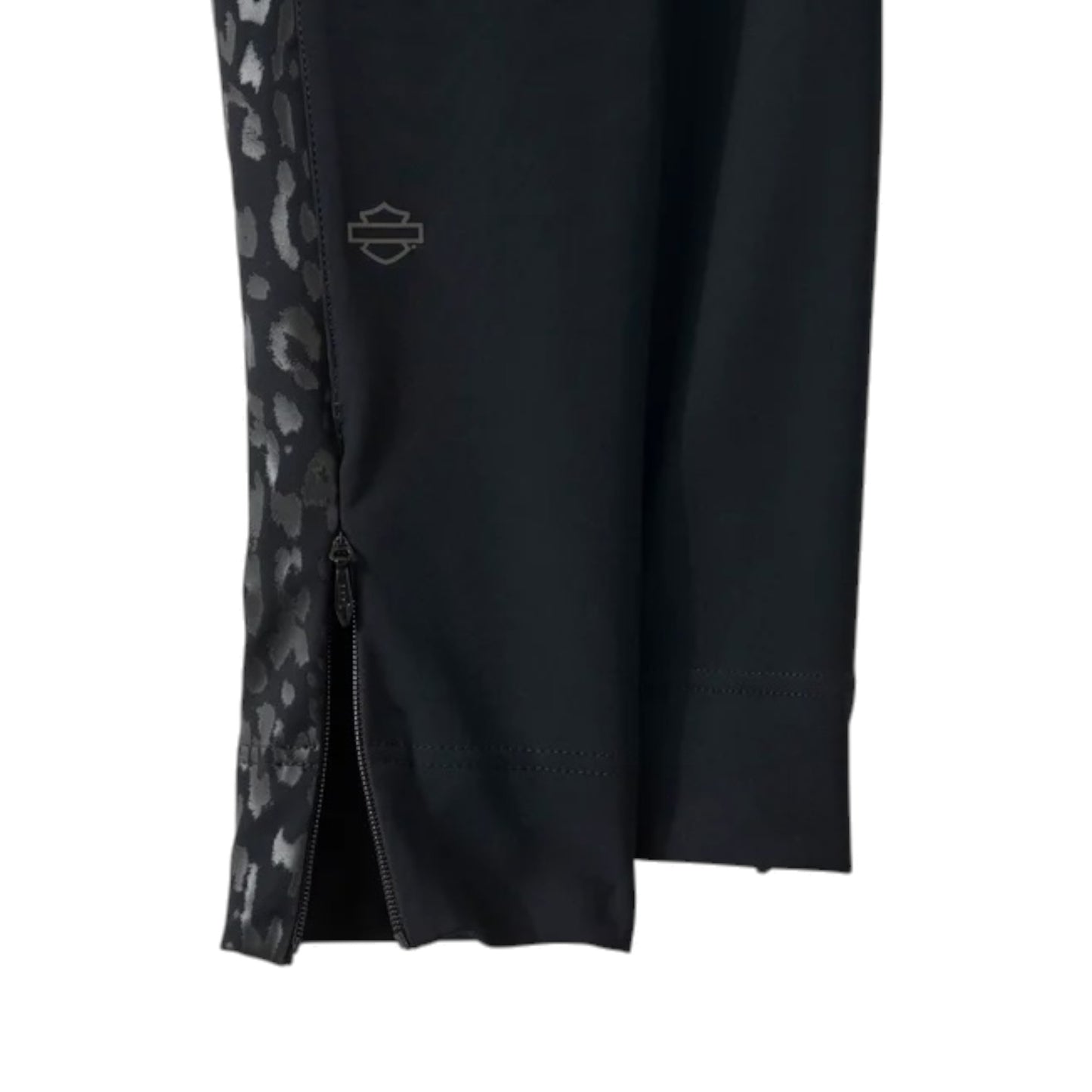 WOMEN'S H-D SKINNY RIDING PANTS - LEOPARD/BLACK