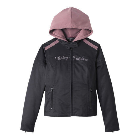 MISS ENTHUSIAST 3-IN-1 JACKET - BLACK/ORCHID