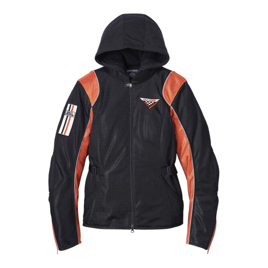 CORA MESH 2.0 RIDING 3-IN1 JACKET - BLACK/ORANGE
