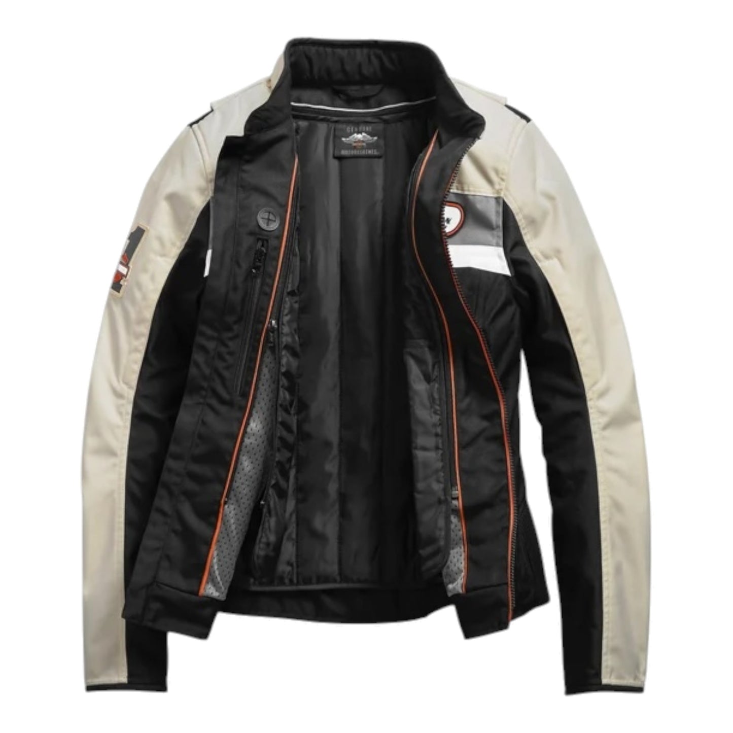 WOMEN'S FENNIMORE RIDING JACKET - BLACK/OFF WHITE