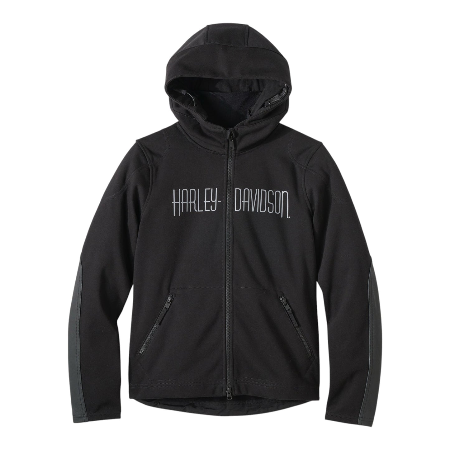 WOMEN'S WILLIE G SKULL GRAPHIC DEFLECTOR 2.0 HOODED RIDING JACKET