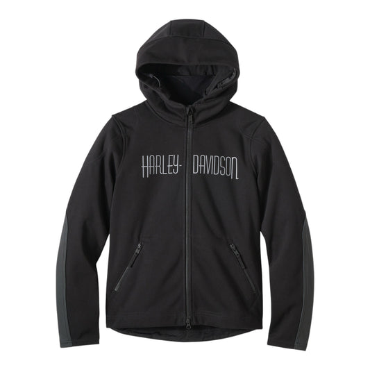 WOMEN'S WILLIE G SKULL GRAPHIC DEFLECTOR 2.0 HOODED RIDING JACKET