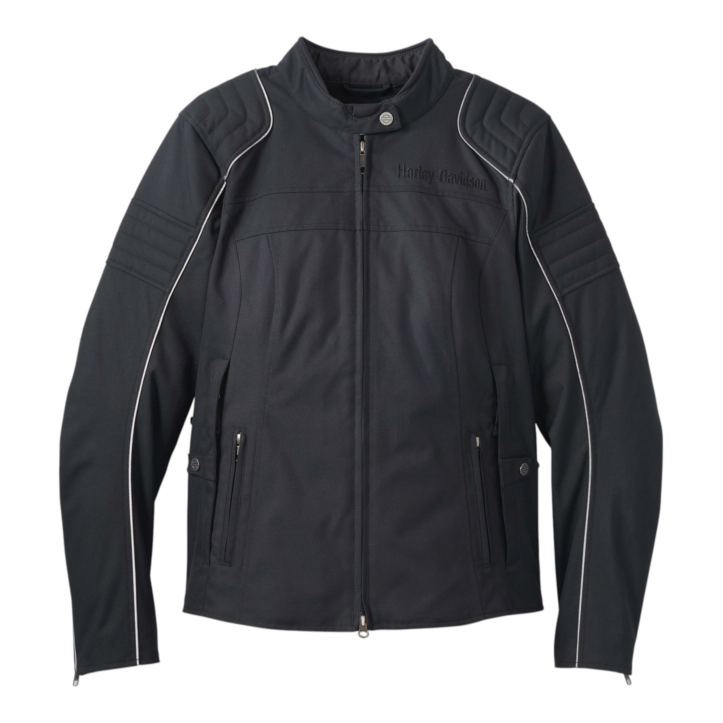 HYBRID TRIPLE VENT SYSTEM RIDING JACKET - BLACK