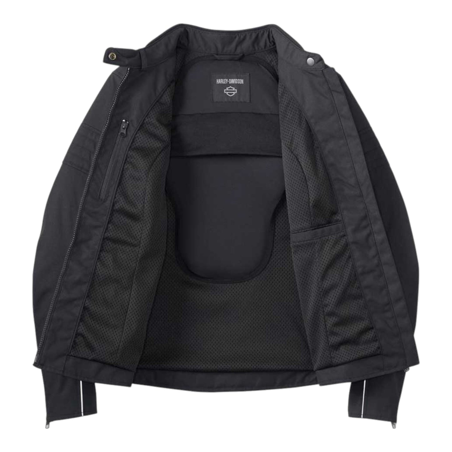 HYBRID TRIPLE VENT SYSTEM RIDING JACKET - BLACK