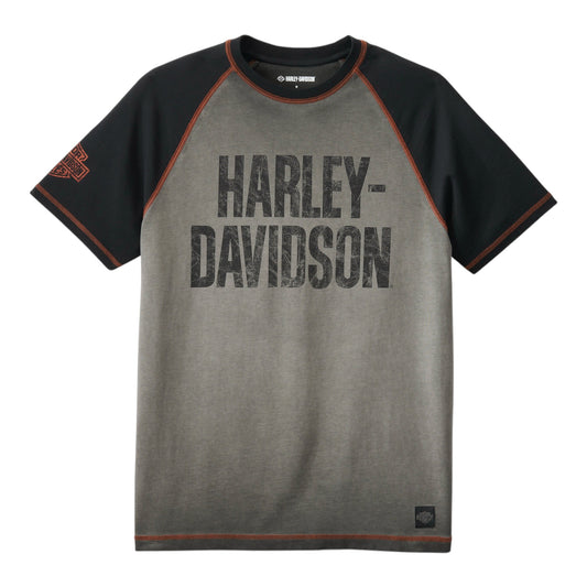 MEN'S IRON BAR & SHIELD RAGLAN TEE - COLORBLOCK