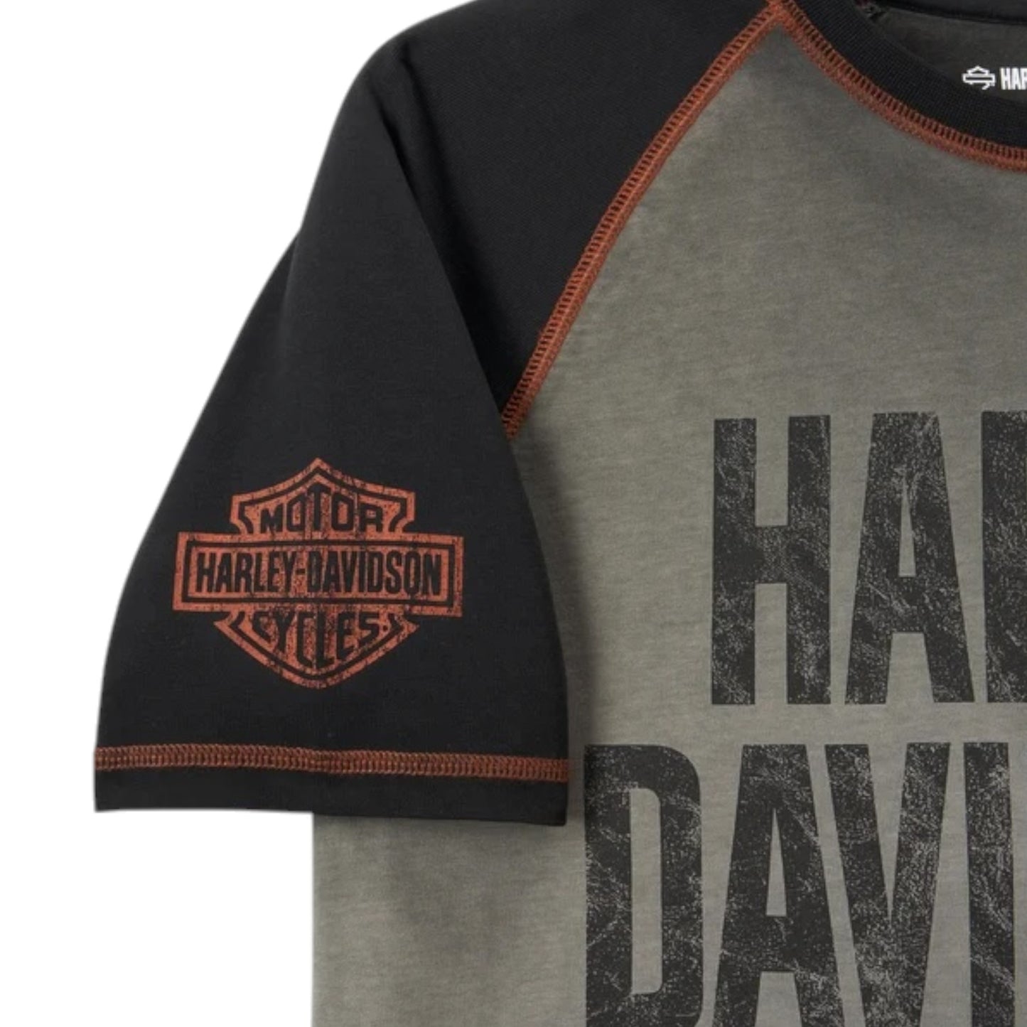 MEN'S IRON BAR & SHIELD RAGLAN TEE - COLORBLOCK