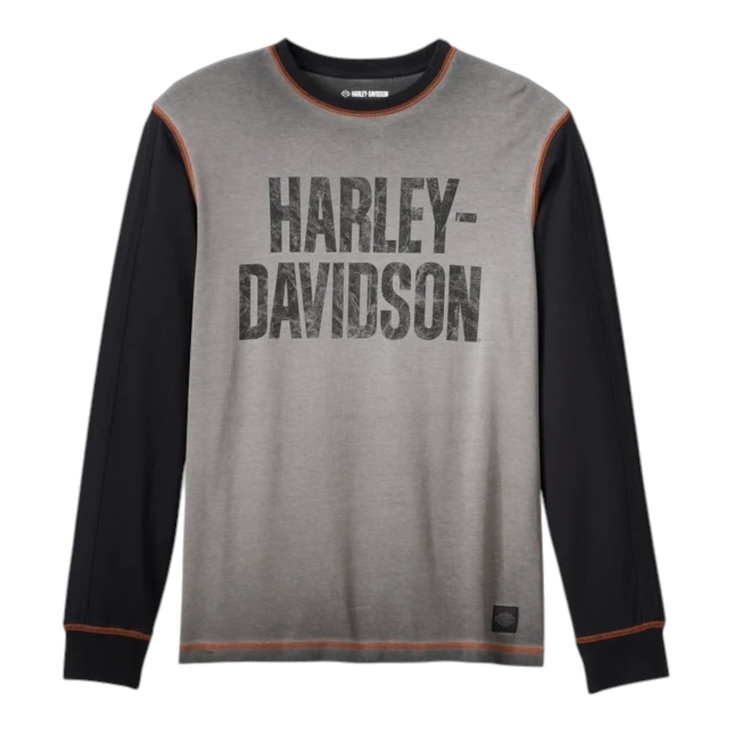 MEN'S IRON BAR & SHIELD LONG SLEEVE TEE - COLORBLOCK