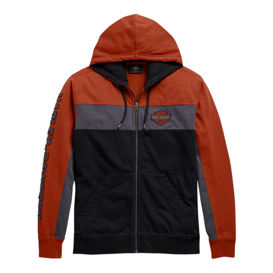 COPPERBLOCK B&S PATCH ZIP-UP HOODIE - COLORBLOCK