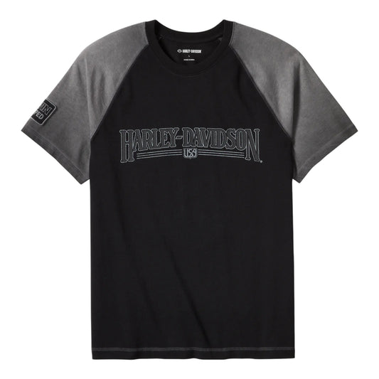 IRON BOND 2 SHORT SLEEVE TEE - COLORBLOCK BLACK/GREY