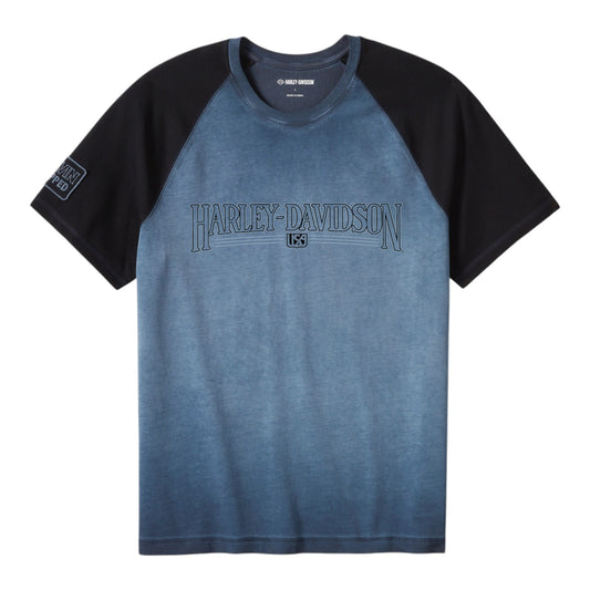 IRON BOND 2 SHORT SLEEVE TEE - COLORBLOCK BLUE/BLACK